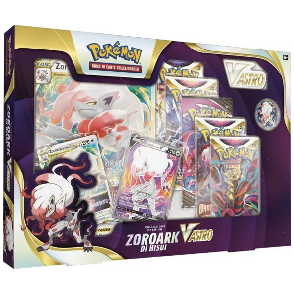 Pokemon Collezione Premium Zoroark Di Hisui V Astro Box Showgame